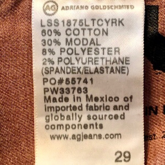 “NEW” AG Adriano Goldschmied Mari High-Rise Slim Straight Coated Jean - Picture 7 of 7